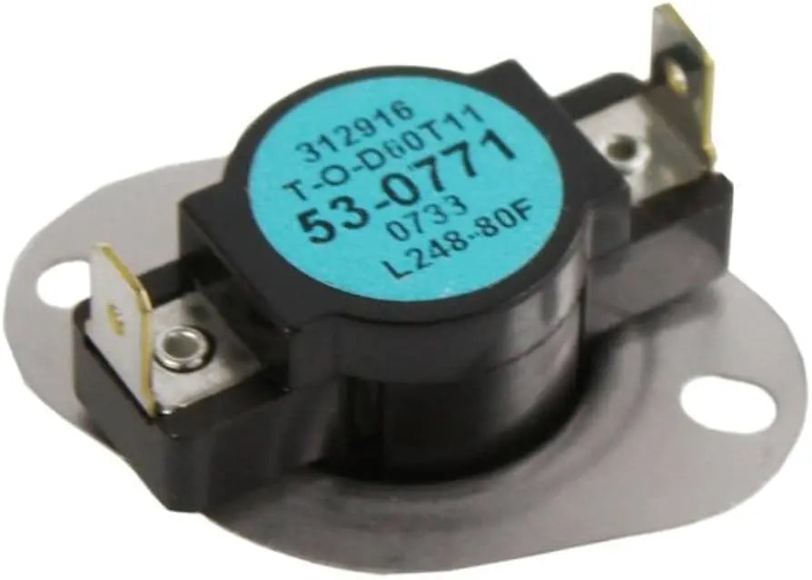 53-0771 Dryer Genuine T-Stat Hi Limit Replaces WP53-0771 Parts-O-Matic
