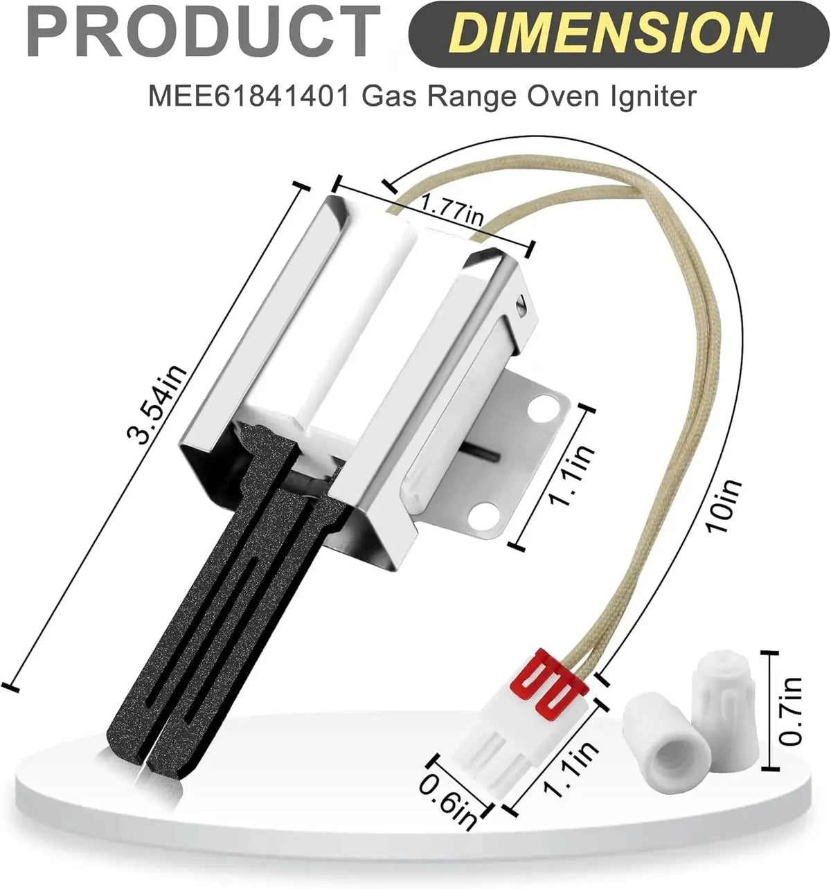 XPARTCO MEE61841401 Gas Oven Igniter Parts-O-Matic