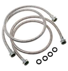 PM14X10005 GE Universal Washing Machine Stainless Steel Hoses - 2 Pack Parts-O-Matic