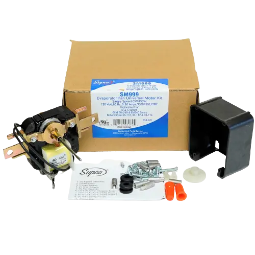 Supco SM999 Refrigerator Universal Evaporator Fan Motor Parts-O-Matic