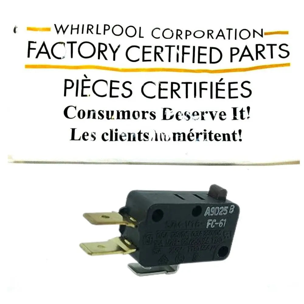 W10727360 Microwave Genuine OEM Door Switch Parts-O-Matic