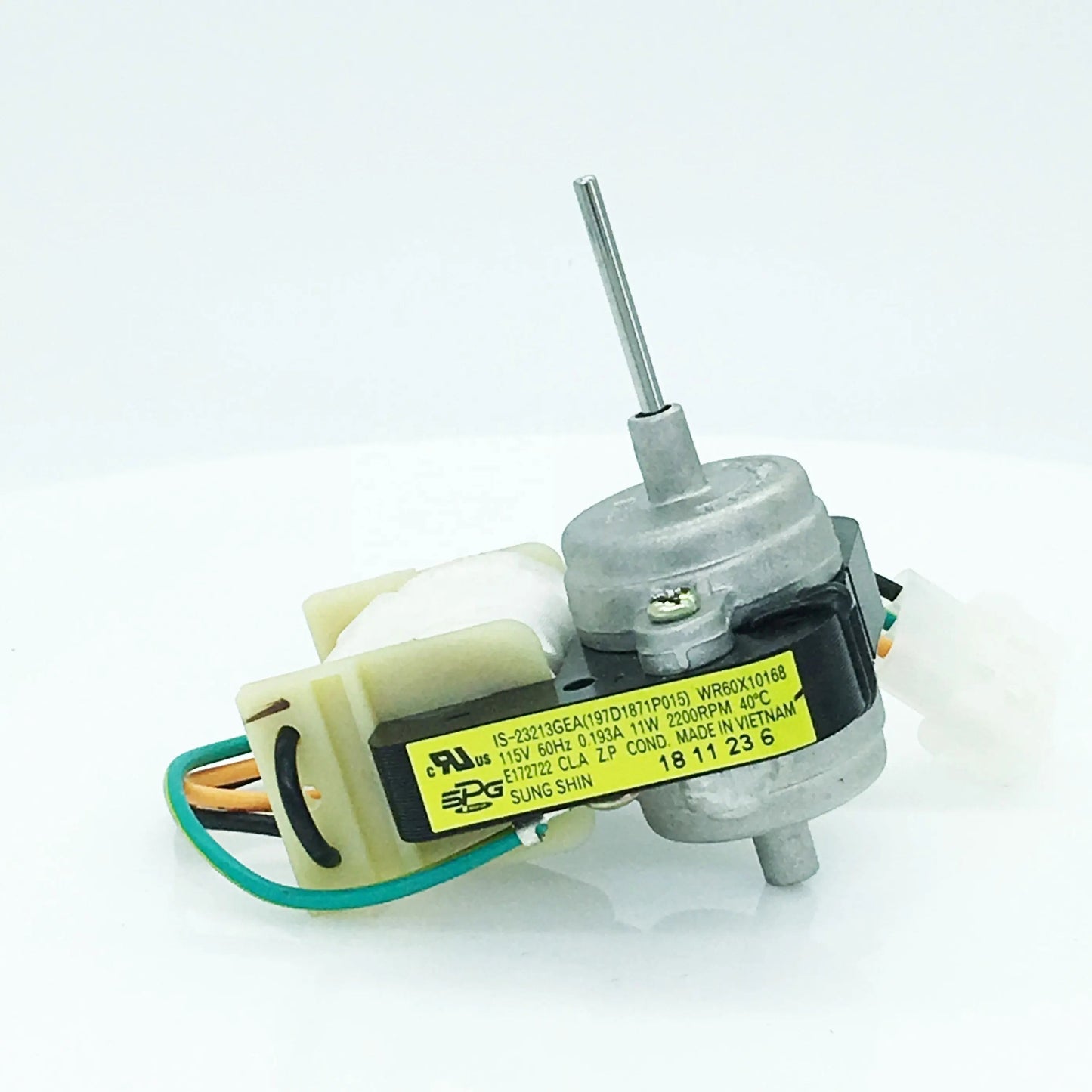 WR60X10168CM Refrigerator Condenser Fan Motor Replaces WR60X10168 Choice Manufactured Parts