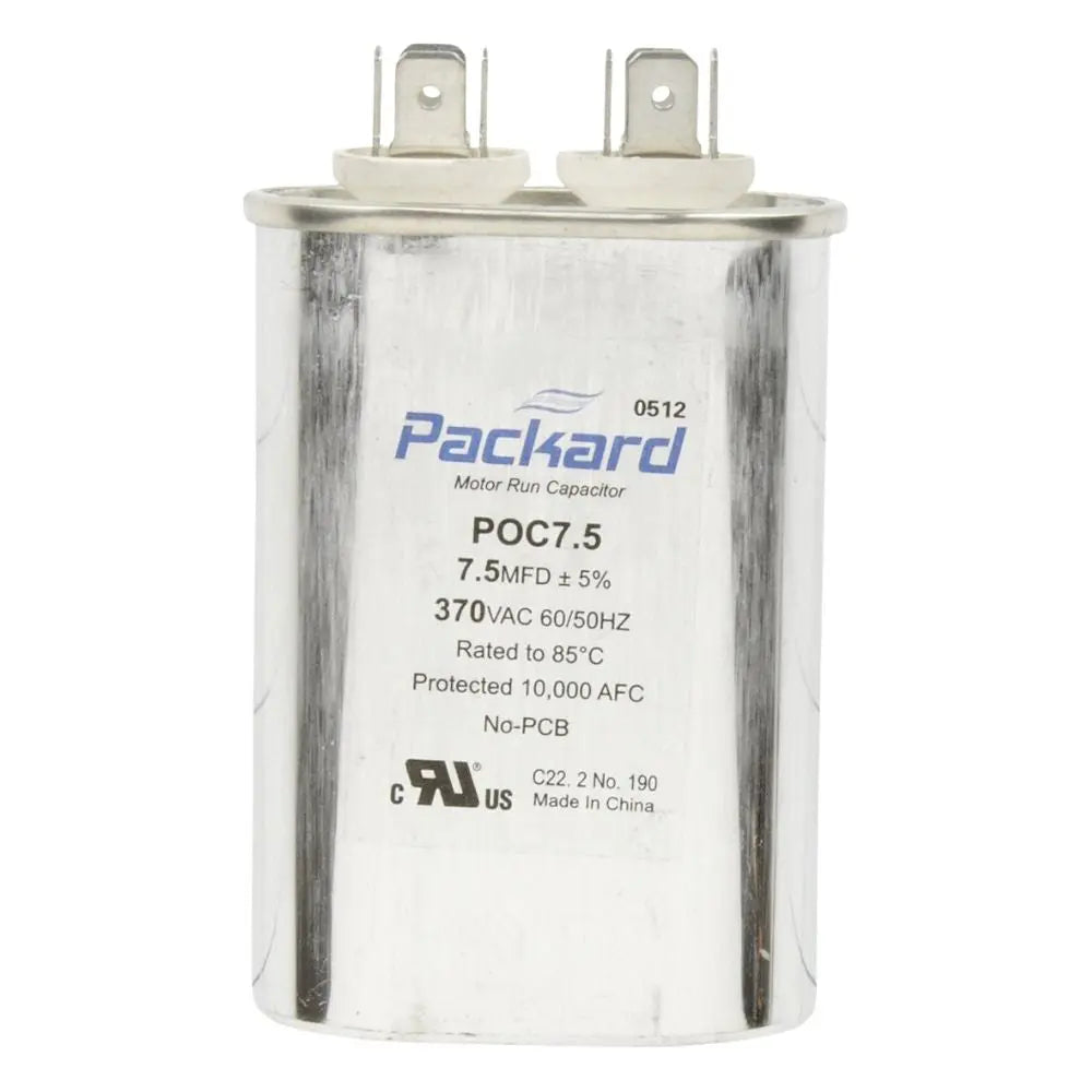 12007 Packard 370 Capacitor 7.5 MFD 370V  Parts-O-Matic