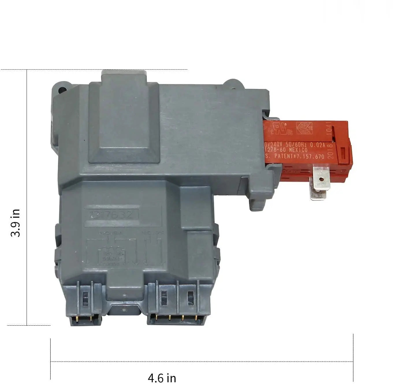 131763202CM Washer Door Lock and Switch Assembly Replaces 131763256 Choice Manufactured Parts