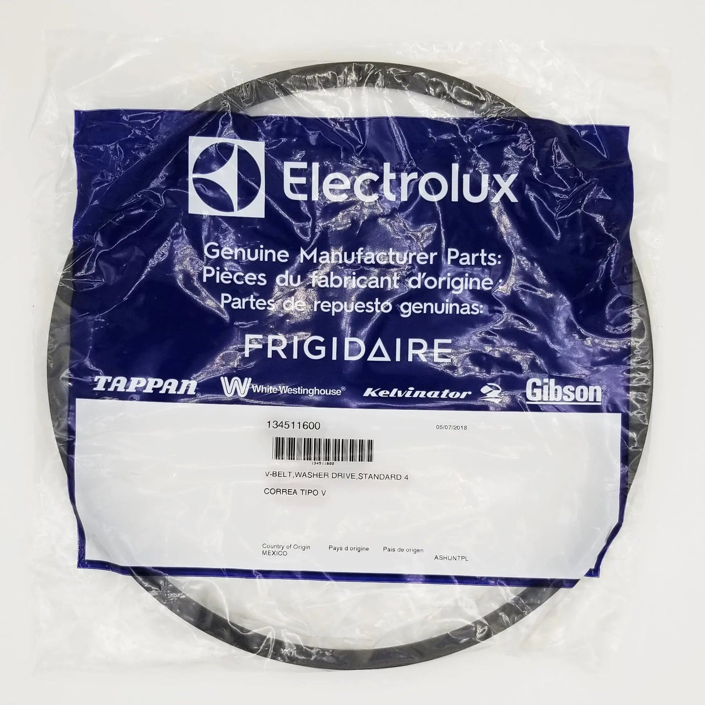 134511600 Genuine OEM Washer Belt Frigidaire