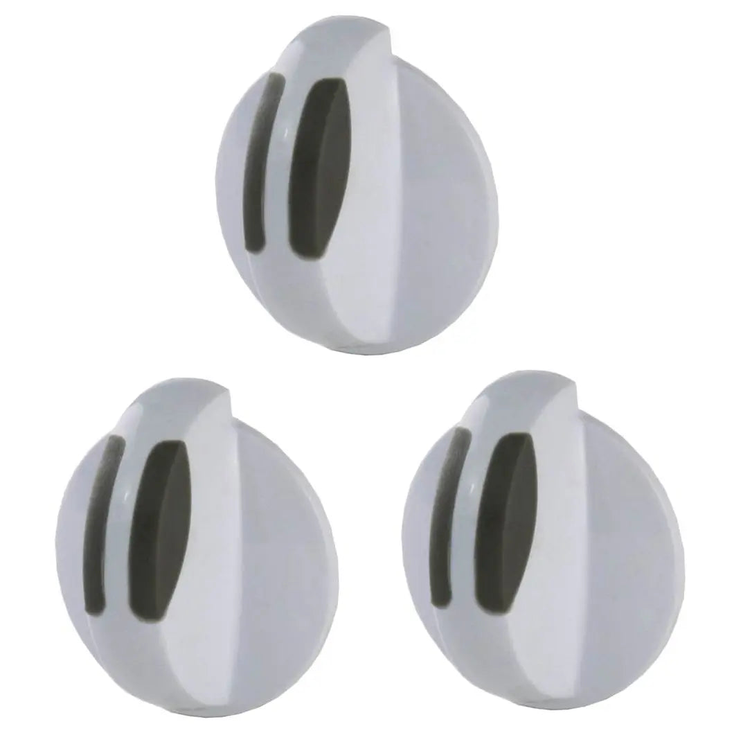 (3 Pack) CMP 134844410 Washer / Dryer Selector Knob Choice Manufactured Parts