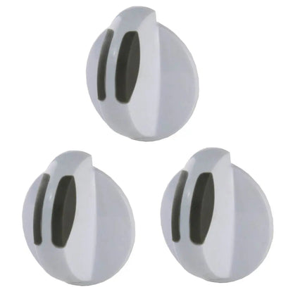 (3 Pack) CMP 134844410 Washer / Dryer Selector Knob Choice Manufactured Parts