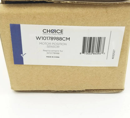 W10178988CM Washer Rotor Position Sensor Replaces: WPW10178988 Choice Manufactured Parts