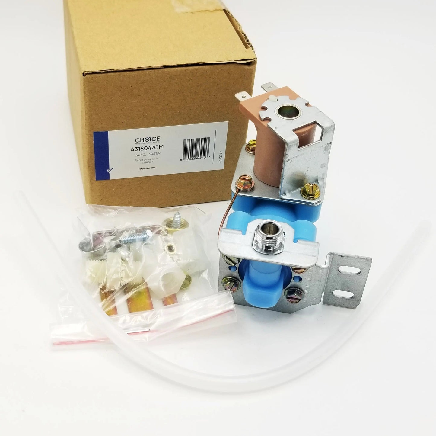 4318047CM Refrigerator Single Water Valve Replaces 4318047 Choice Manufactured Parts