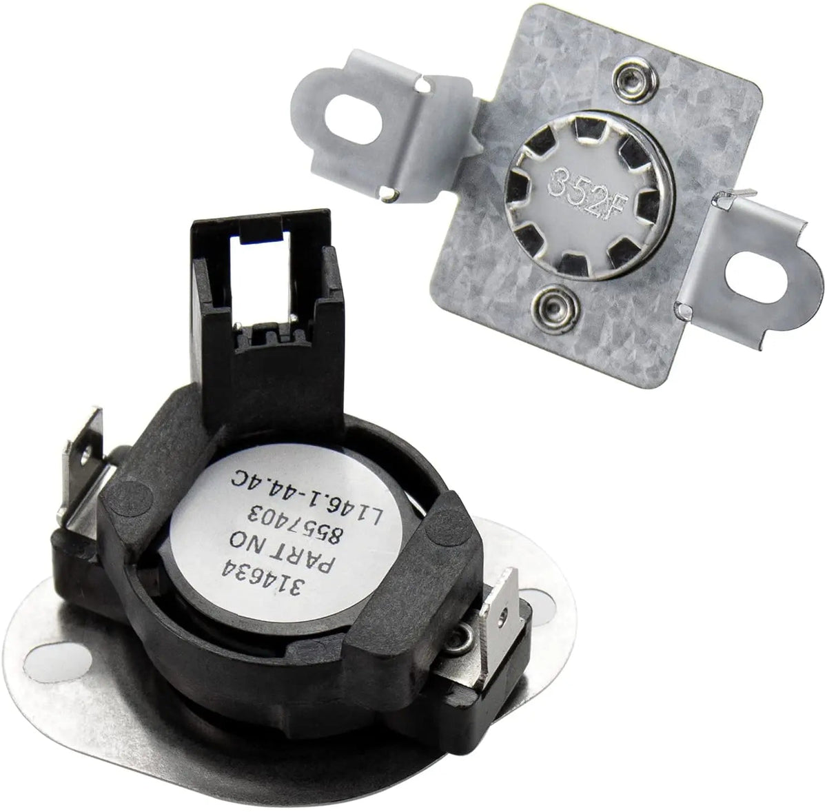 8544771 - 280148 Dryer Heater and Thermostat Kit Replaces WP8544771, 280148 Exact Replacement Parts