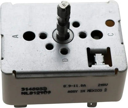 ERP 3149400 Infinite Switch for 8" Surface Element Replaces WP3149400 Exact Replacement Parts