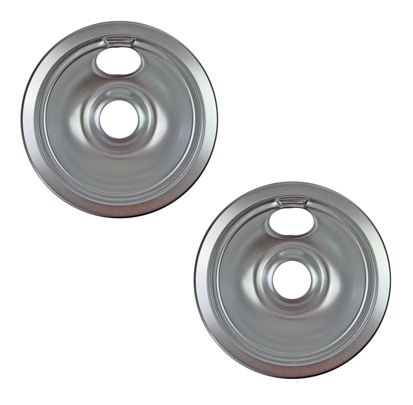 (2 Pack) 316048414CM 6" Burner Drip Pan Replaces 316048414 Choice Manufactured Parts