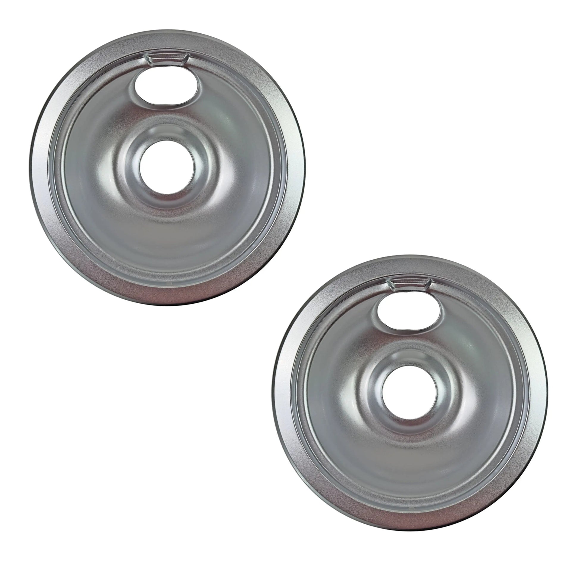 (2 Pack) 316048414CM 6" Burner Drip Pan Replaces 316048414 Choice Manufactured Parts