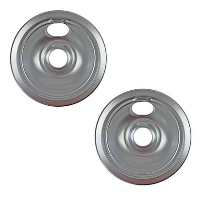 (2 Pack) 316048414CM 6" Burner Drip Pan Replaces 316048414 Choice Manufactured Parts