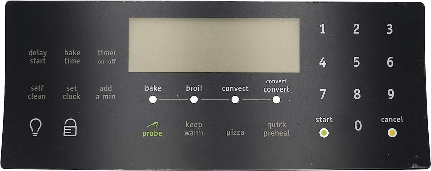 316419828CM Range / Oven Control Overlay (Faceplate) Replaces 316419828  Parts-O-Matic