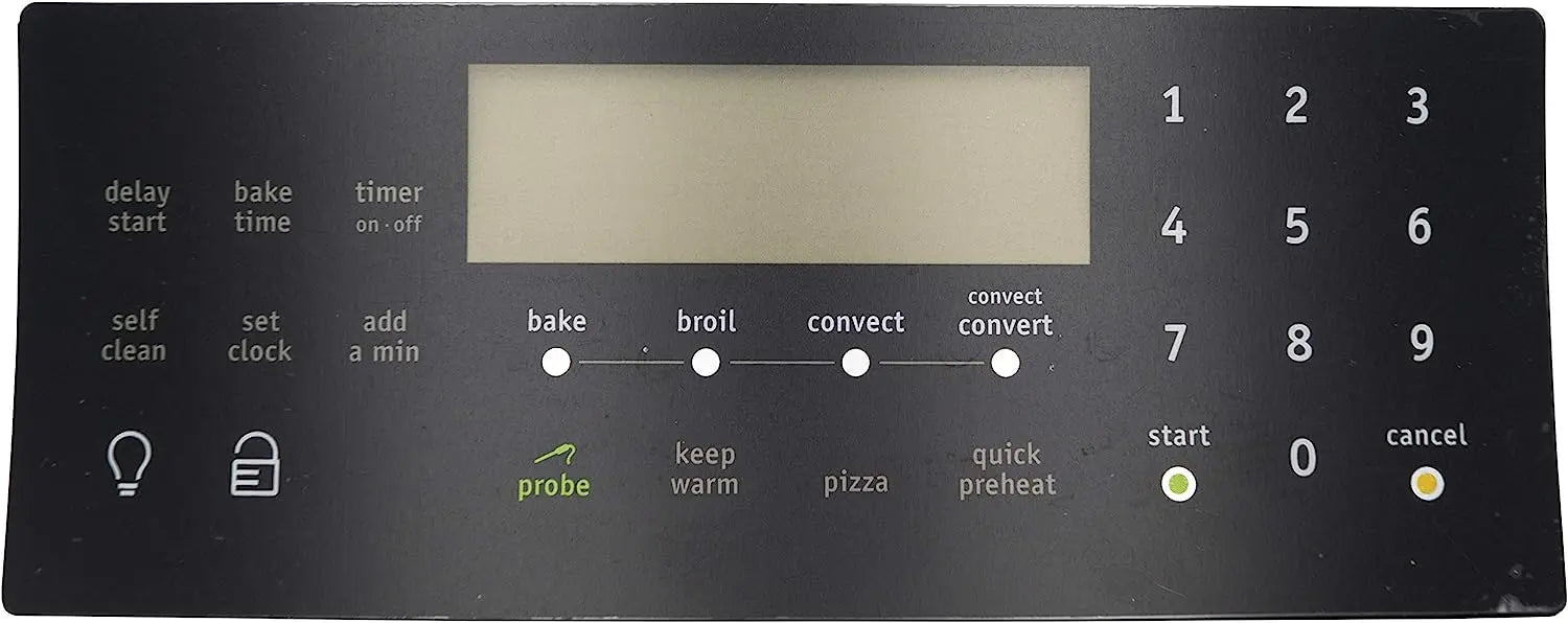 316419828CM Range / Oven Control Overlay (Faceplate) Replaces 316419828  Parts-O-Matic