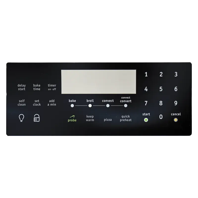 316419828CM Range / Oven Control Overlay (Faceplate) Replaces 316419828  Parts-O-Matic