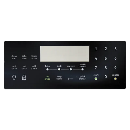 316419828CM Range / Oven Control Overlay (Faceplate) Replaces 316419828  Parts-O-Matic