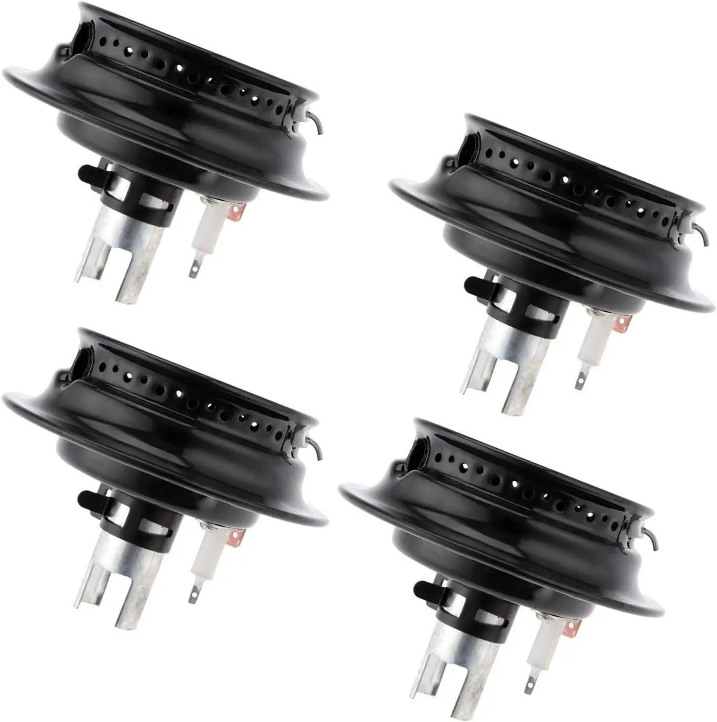 (4 Pack) 3412D024-09 Gas Range Sealed Burner Head with Igniter Replaces WP3412D024-09  Parts-O-Matic