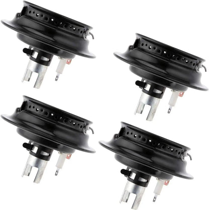 (4 Pack) 3412D024-09 Gas Range Sealed Burner Head with Igniter Replaces WP3412D024-09  Parts-O-Matic