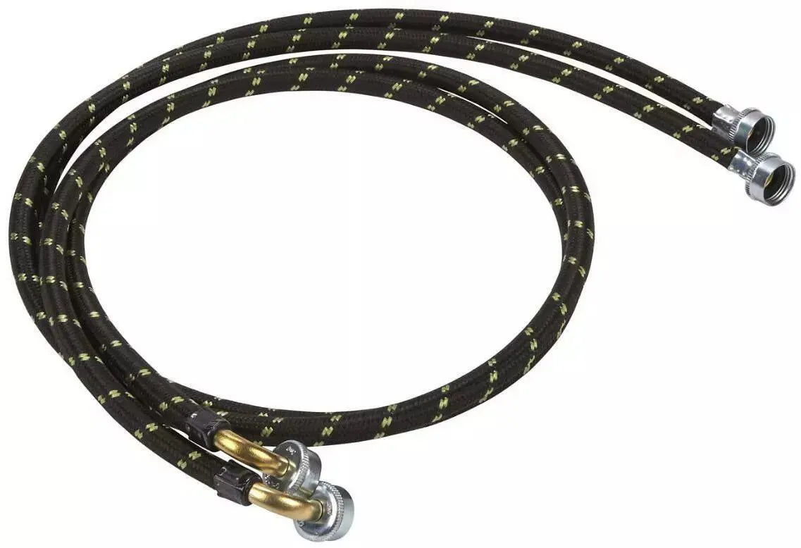 8212638RP Washer 6' Nylon Braid Washer Fill Hoses 2-Pack  Parts-O-Matic