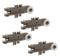 (4 Pack) ERP 8268743 Dishwasher Upper Dishrack Wheel Replaces WP8268743