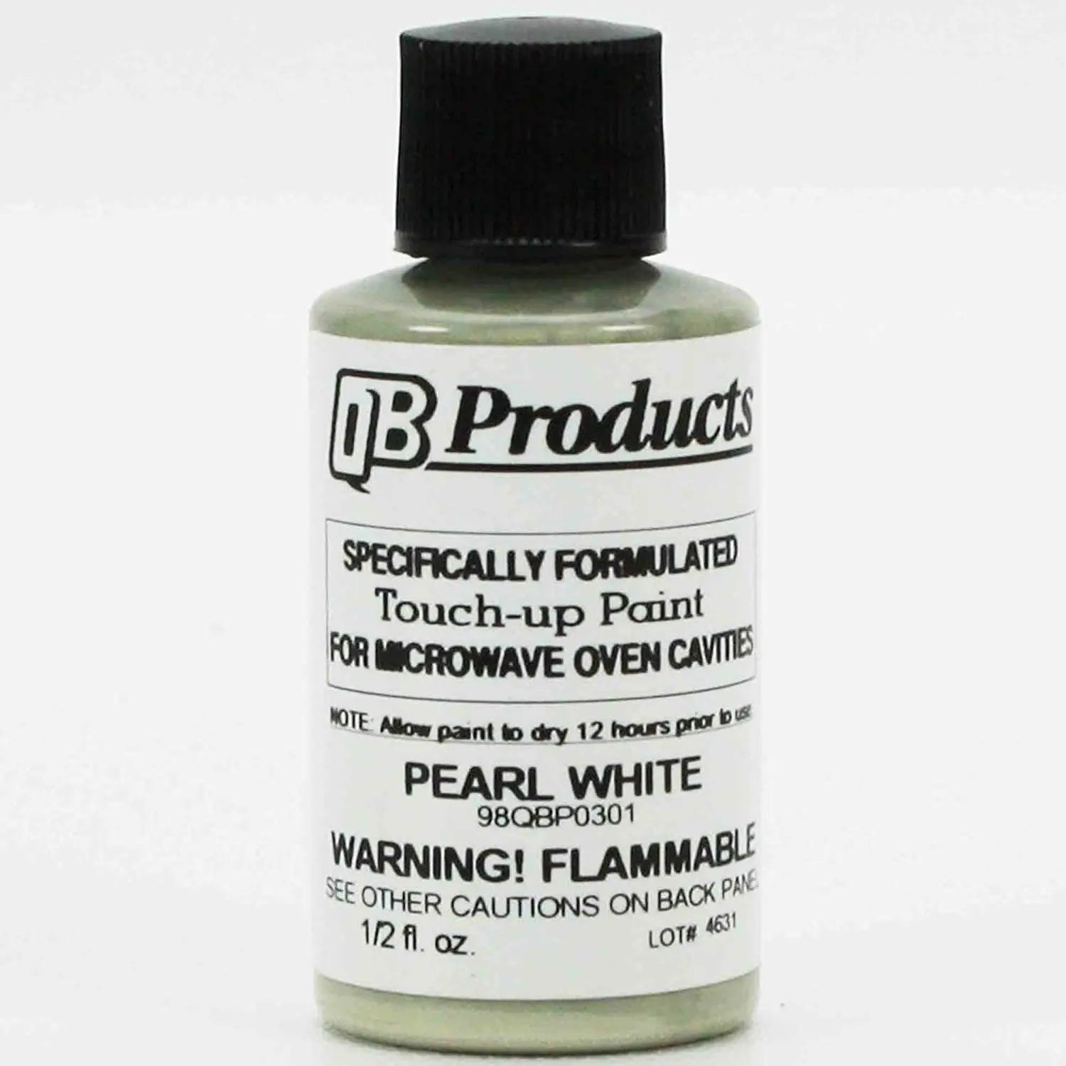 98QBP0301 Microwave Oven Cavity Touch-Up Paint. (Pearl/Off-White.) 1/2 fl. oz.  Parts-O-Matic