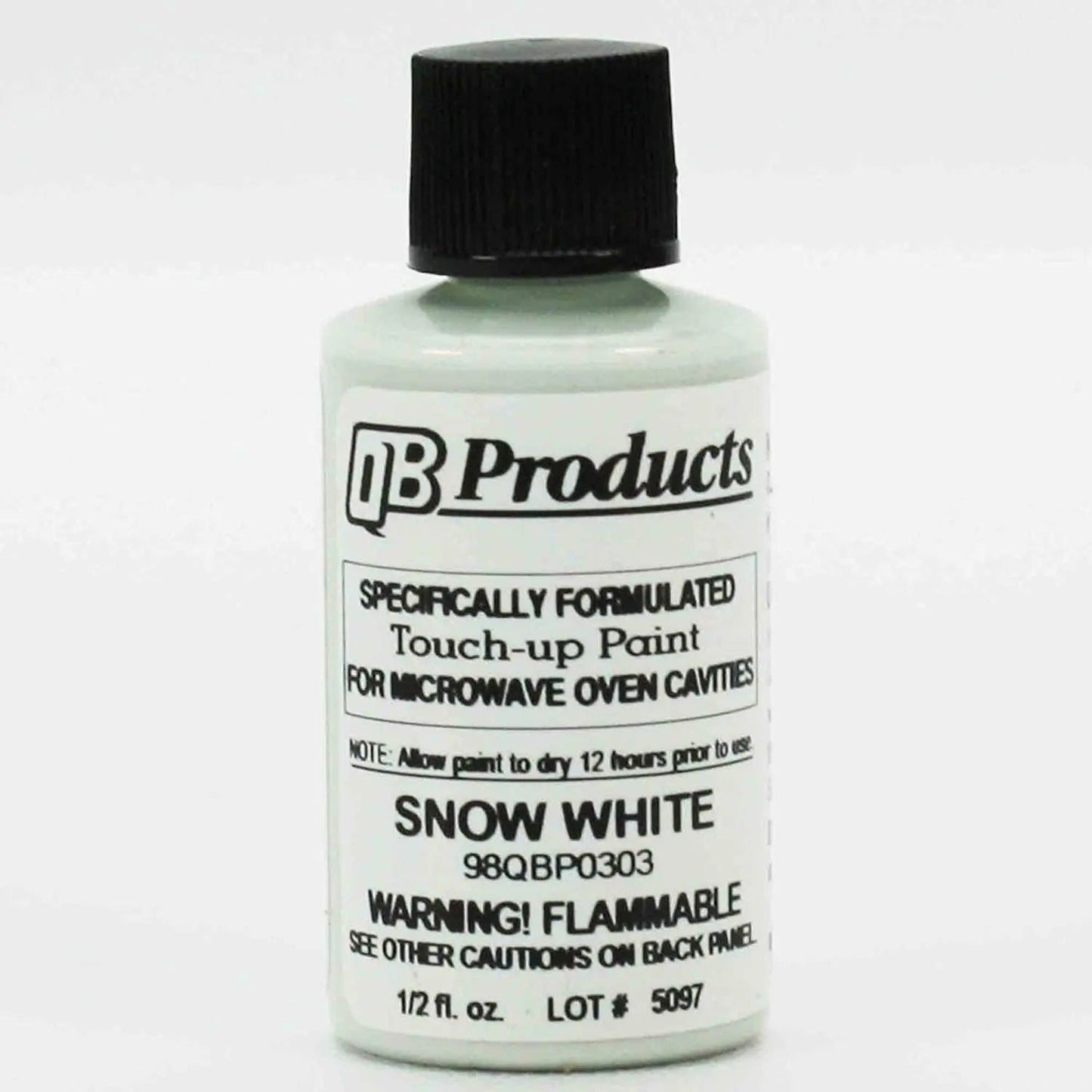 98QBP0303 Microwave Cavity Touch-up Paint (Snow White) 1/2 fl. oz Exact Replacement Parts