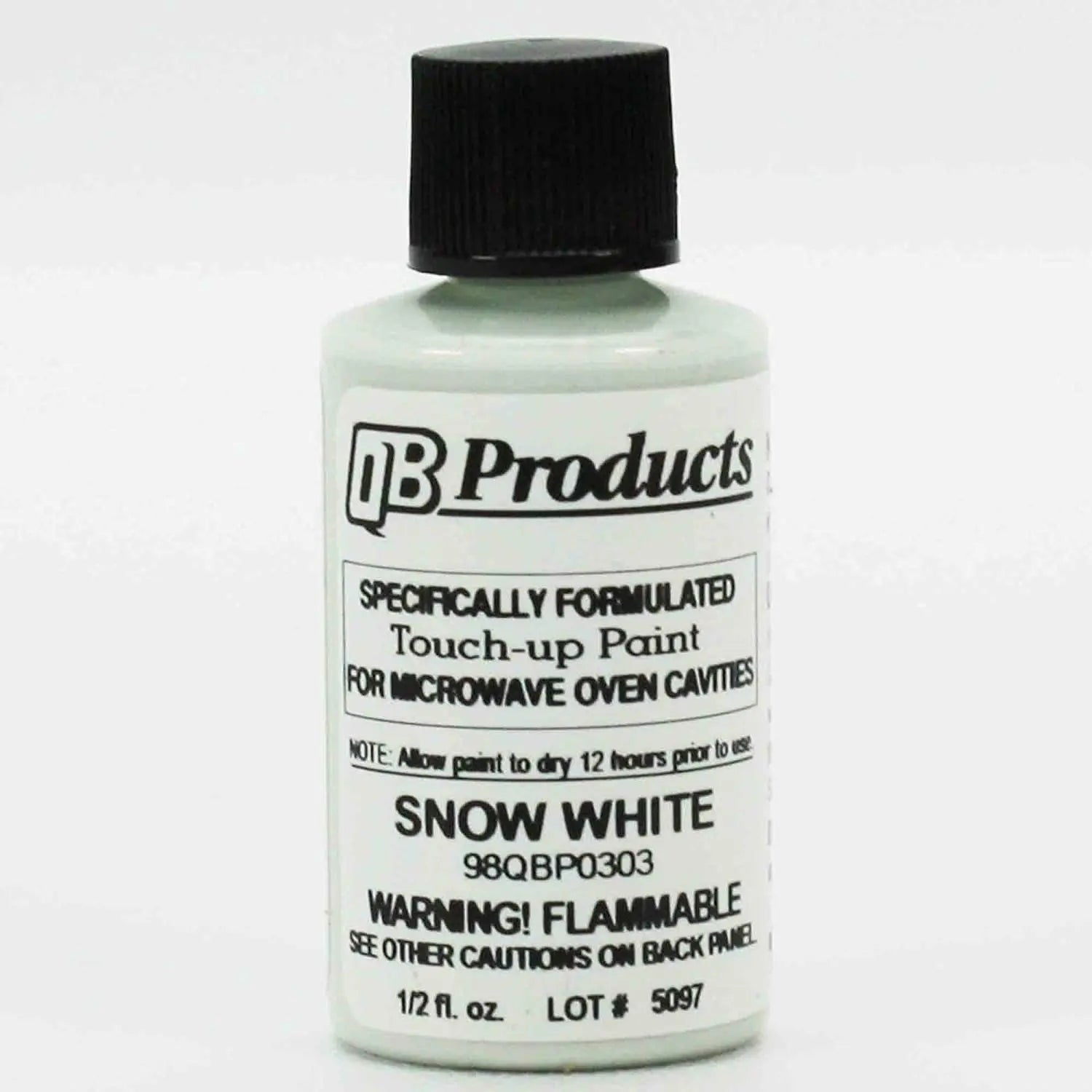 98QBP0303 Microwave Cavity Touch-up Paint (Snow White) 1/2 fl. oz Exact Replacement Parts
