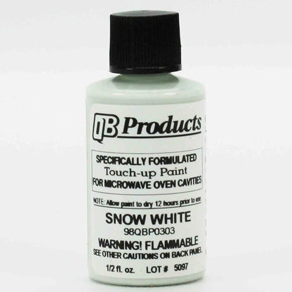 98QBP0303 Microwave Cavity Touch-up Paint (Snow White) 1/2 fl. oz Exact Replacement Parts