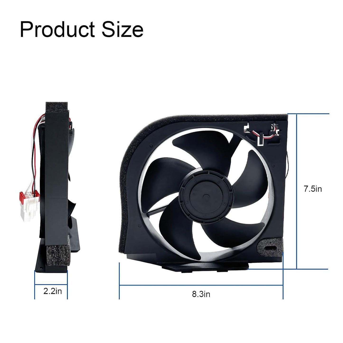 XPARTCO DA97-20025A Refrigerator Condenser Fan Motor  Parts-O-Matic
