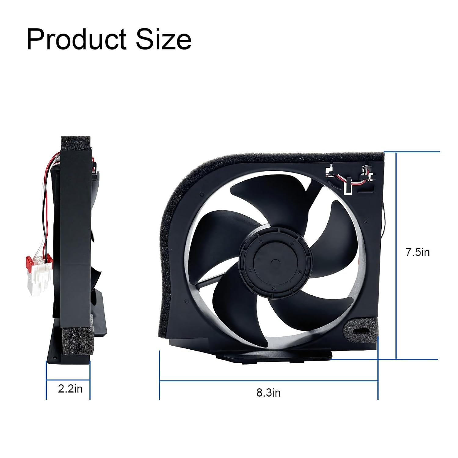 XPARTCO DA97-20025A Refrigerator Condenser Fan Motor  Parts-O-Matic
