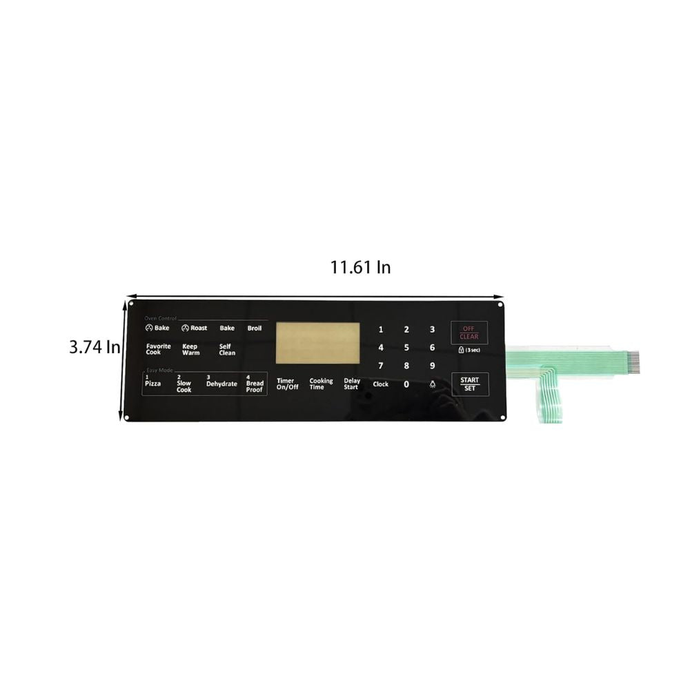 XPARTCO DG34-00027B Range Membrane Switch (Touchpad)  Parts-O-Matic