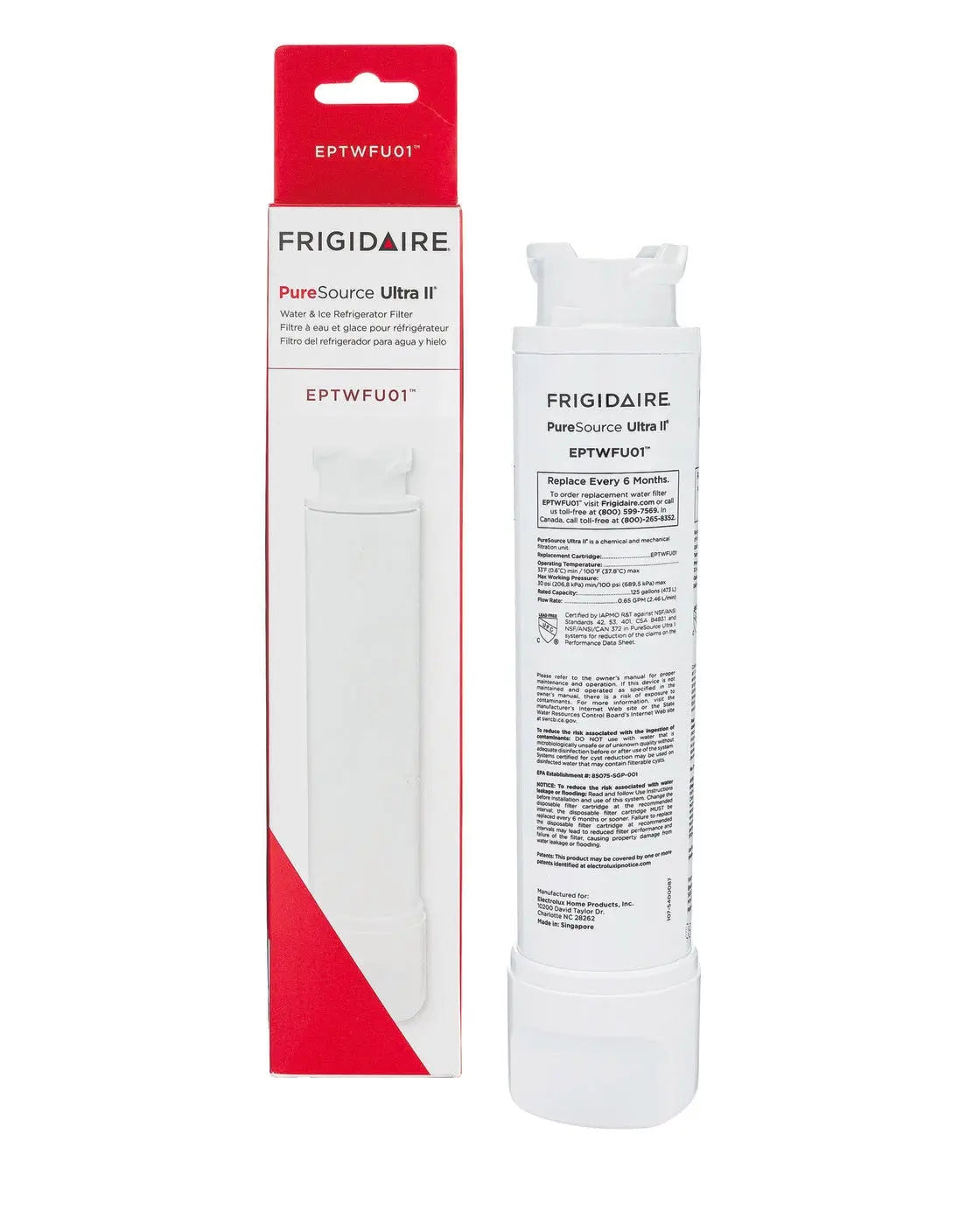 EPTWFU01 Refrigerator Water Filter  Parts-O-Matic