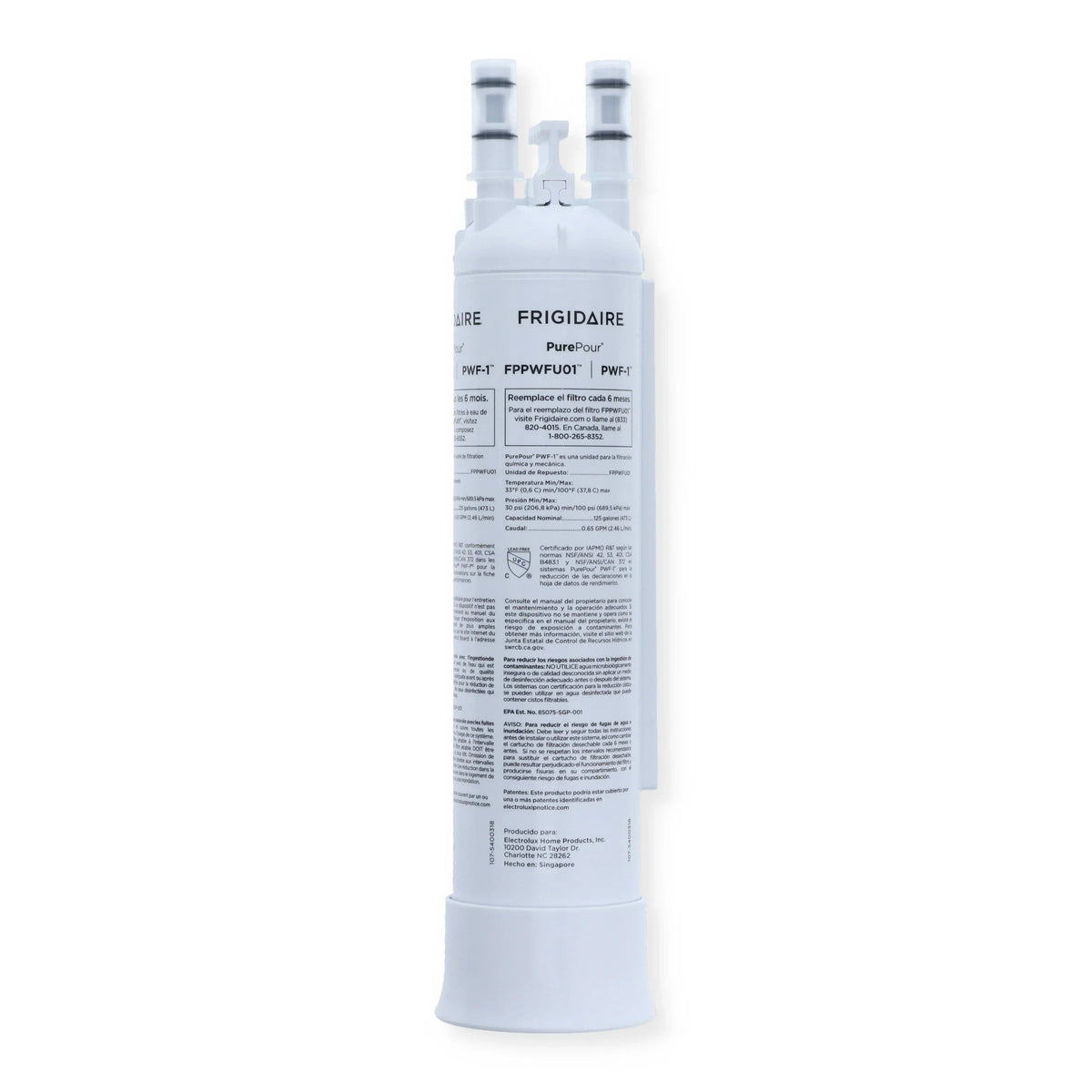 FPPWFU01 Frigidaire PurePour Refrigerator Water Filter  Parts-O-Matic