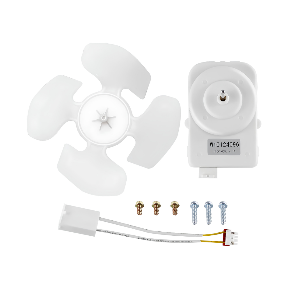 XPARTCO W10124096 Refrigerator Condenser Fan Motor