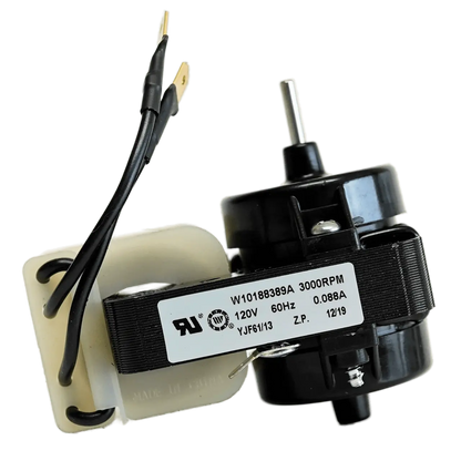 W10188389CM Refrigerator Evaporator Fan Motor Replaces WPW10188389  Parts-O-Matic