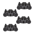 (4 Pack) W10195416 Dishwasher Lower Rack Wheel Replaces W10195416V