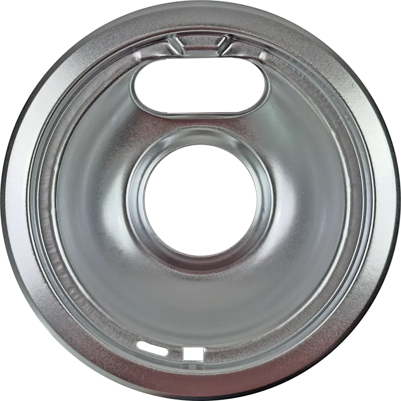 W10196406CM Range Small 6" Steel Drip Bowl Pan Replaces WPW10196406  Parts-O-Matic