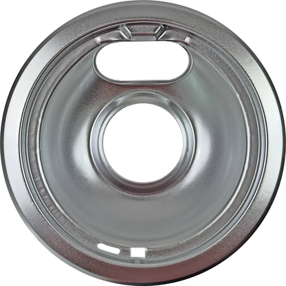 (2 Pack) W10196406CM Range Small 6" Steel Drip Bowl Pan Replaces WPW10196406  Parts-O-Matic