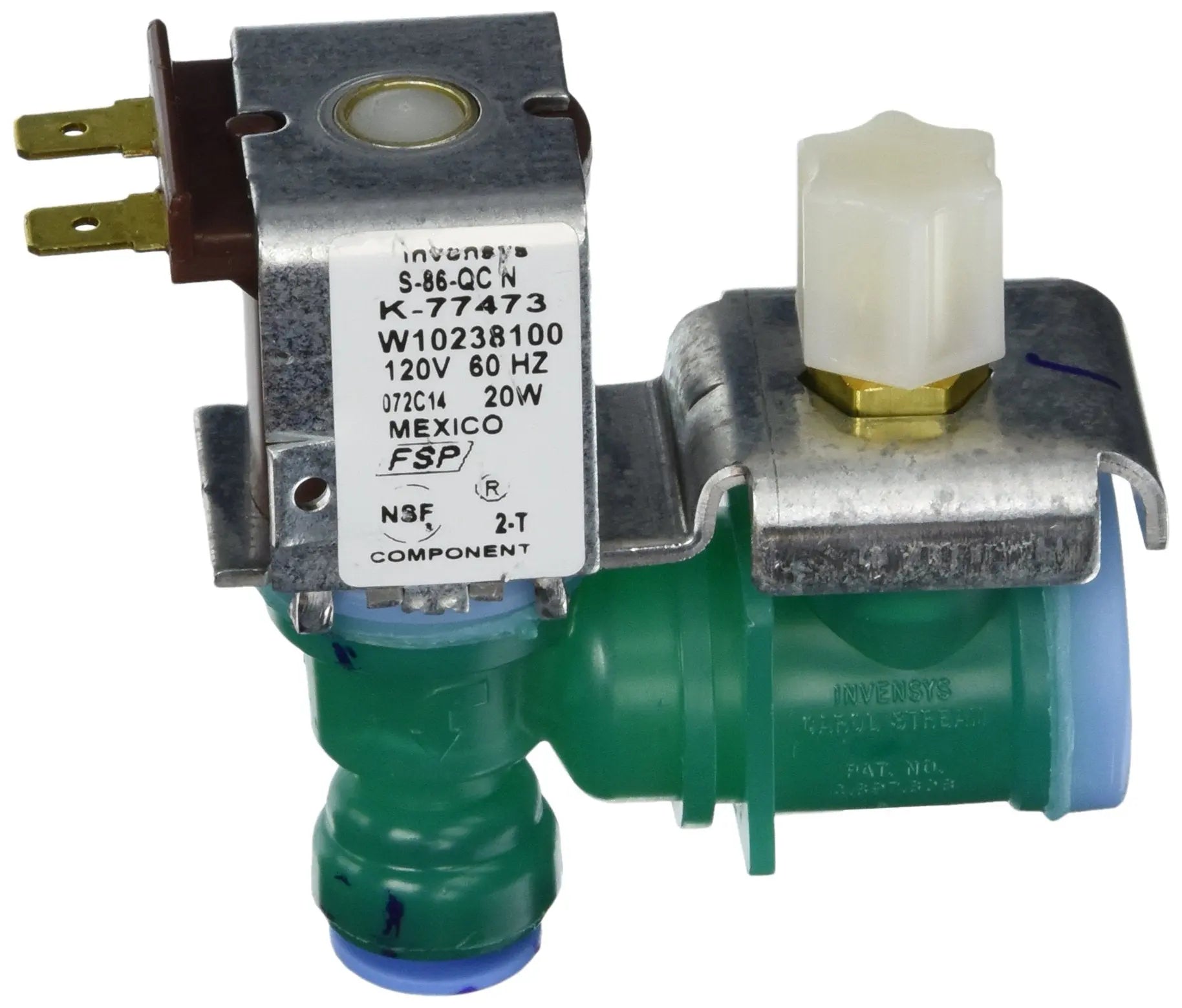 WPW10238100 Refrigerator Genuine OEM Water Valve  Parts-O-Matic