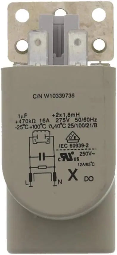 ERP W10367632 Washer Washer Noise Filter Replaces WPW10367632  Parts-O-Matic