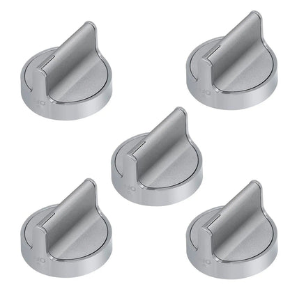 (5 Pack) ERP W10766544 Surface Burner Control Knob Exact Replacement Parts