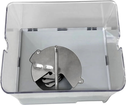 W11129522CM Refrigerator Ice Bucket (Gray) Replaces W11129522  Parts-O-Matic