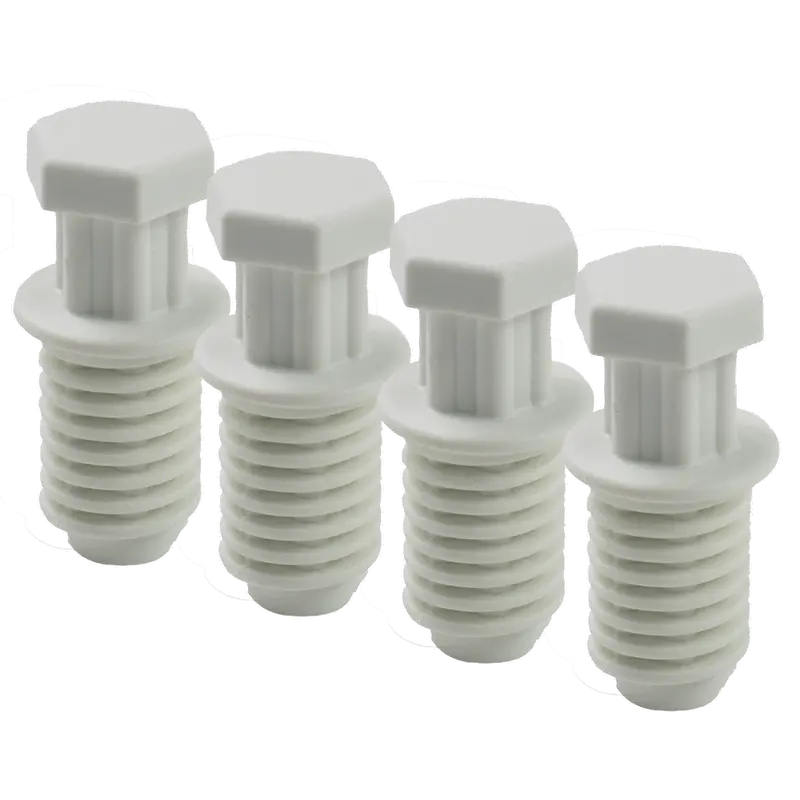 W11444912CM Dryer Leveling Legs (Set of 4) Replaces W11444912  Parts-O-Matic