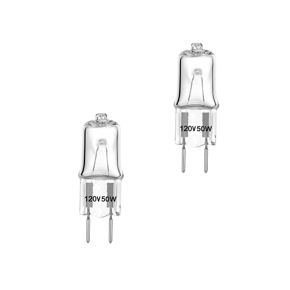 (2 Pack) XPARTCO WB02X35488 Microwave Halogen Light Bulb  Parts-O-Matic