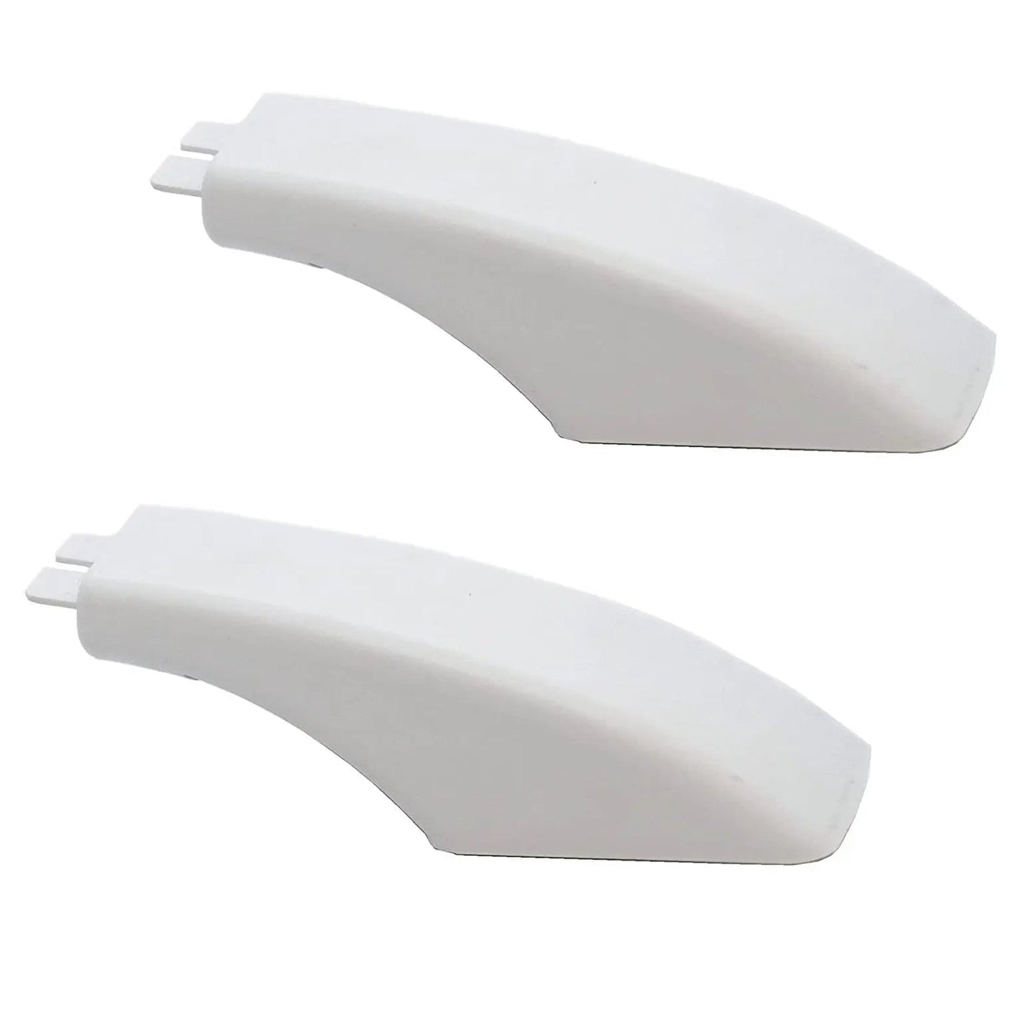 (2 Pack) WB07K10043CM Oven Door Handle End Cap (White) Replaces WB07K10043 Choice Manufactured Parts