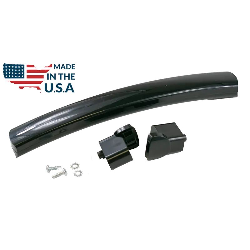 WB15X10275CM Microwave Door Handle Kit (Black) Replaces WB15X10275, WB06X10939  Parts-O-Matic