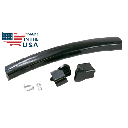 WB15X10275CM Microwave Door Handle Kit (Black) Replaces WB15X10275, WB06X10939  Parts-O-Matic