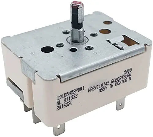 WB24T10145CM Surface Element Infinite Switch Replaces WB24T10145 Choice Manufactured Parts